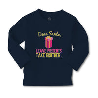 Baby Clothes Dear Santa, Leave Presents Take Brother. with Gift Box Cotton - Cute Rascals