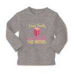 Baby Clothes Dear Santa, Leave Presents Take Brother. with Gift Box Cotton - Cute Rascals