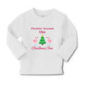 Baby Clothes Flockin' Around The Christmas Tree with Flamingo Birds Cotton