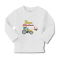 Baby Clothes I'M Digging Christmas with Construction Vehicle Boy & Girl Clothes