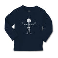 Baby Clothes Silhouette Skeleton Skull Body Boy & Girl Clothes Cotton
