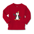 Baby Clothes Penguin Green Red Hat Holidays and Occasions Christmas Cotton