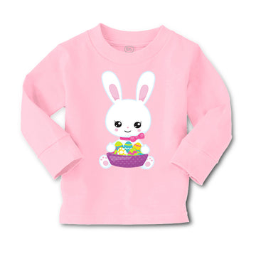 Baby Clothes Kawaii Bunny Basket Eggs Easter Boy & Girl Clothes Cotton