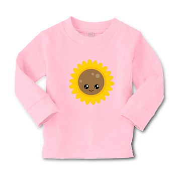 Baby Clothes Smile Sunflower Holidays and Occasions Thanksgiving Cotton