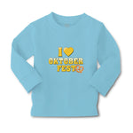 Baby Clothes I Love Oktoberfest with Yellow Heart Boy & Girl Clothes Cotton - Cute Rascals