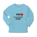 Baby Clothes My 1St Valentine's Day with Heart Symbol Boy & Girl Clothes Cotton