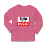 Baby Clothes Hello My Name Is Beefcake Boy & Girl Clothes Cotton - Cute Rascals