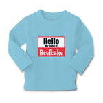 Baby Clothes Hello My Name Is Beefcake Boy & Girl Clothes Cotton - Cute Rascals