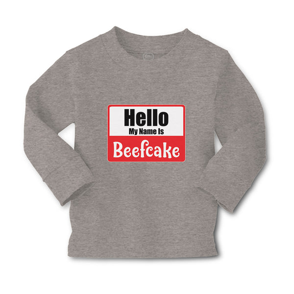 Baby Clothes Hello My Name Is Beefcake Boy & Girl Clothes Cotton - Cute Rascals