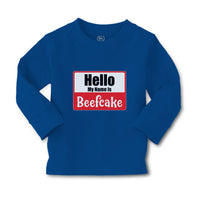 Baby Clothes Hello My Name Is Beefcake Boy & Girl Clothes Cotton - Cute Rascals