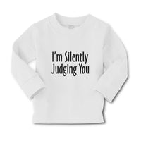 Baby Clothes I'M Silently Judging You Boy & Girl Clothes Cotton - Cute Rascals