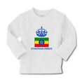 Baby Clothes Ethiopian Prince Crown Countries Boy & Girl Clothes Cotton