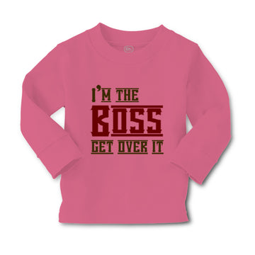 Baby Clothes I'M The Boss Get over It Funny Humor Boy & Girl Clothes Cotton