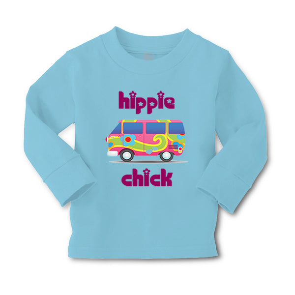 Baby Clothes Minibus Dark Pink Hippie Chick Funny Humor Boy & Girl Clothes - Cute Rascals