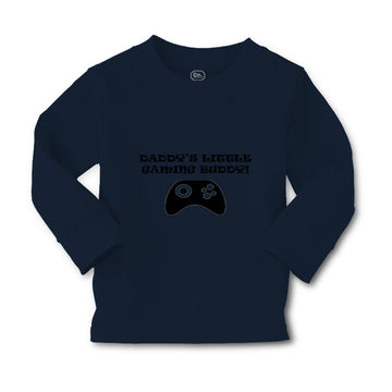 Baby Clothes Daddy's Little Gaming Buddy! Gamer Dad Father's Day Cotton