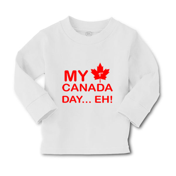 Baby Clothes My First Canada Day Eh! Boy & Girl Clothes Cotton - Cute Rascals