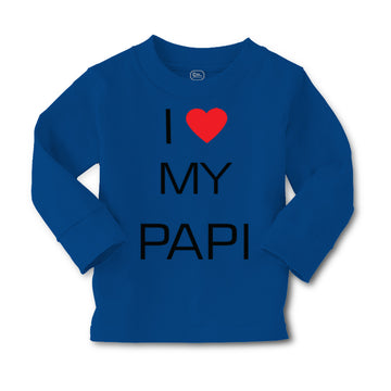 Baby Clothes I Love Heart My Papi Valentines Love Boy & Girl Clothes Cotton