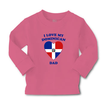 Baby Clothes I Love My Dominican Dad Countries Boy & Girl Clothes Cotton