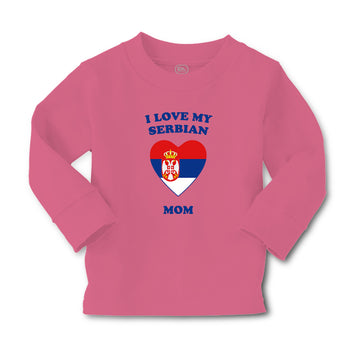 Baby Clothes I Love My Serbian Mom Countries Boy & Girl Clothes Cotton