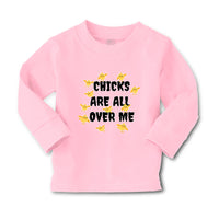 Baby Clothes Chicks Are All over Me Funny Humor Gag Style A Boy & Girl Clothes - Cute Rascals