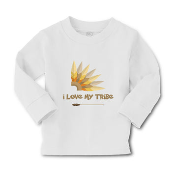 Baby Clothes I Love My Tribe Funny Humor Boy & Girl Clothes Cotton