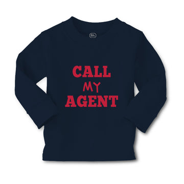 Baby Clothes Call My Agent Funny Humor Boy & Girl Clothes Cotton