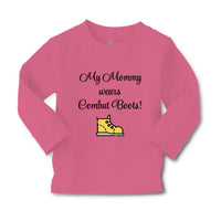 Baby Clothes My Mommy Wears Combat Boots! Mom Mothers Day Boy & Girl Clothes - Cute Rascals