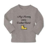 Baby Clothes My Mommy Wears Combat Boots! Mom Mothers Day Boy & Girl Clothes - Cute Rascals