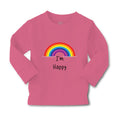 Baby Clothes I'M Happy Rainbow Funny Humor Boy & Girl Clothes Cotton