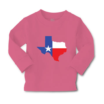 Baby Clothes Texas Map Valentines Love Boy & Girl Clothes Cotton