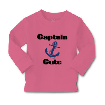 Baby Clothes Captain Cute Anchor Nautical Sailing Boy & Girl Clothes Cotton