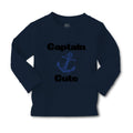 Baby Clothes Captain Cute Anchor Nautical Sailing Boy & Girl Clothes Cotton