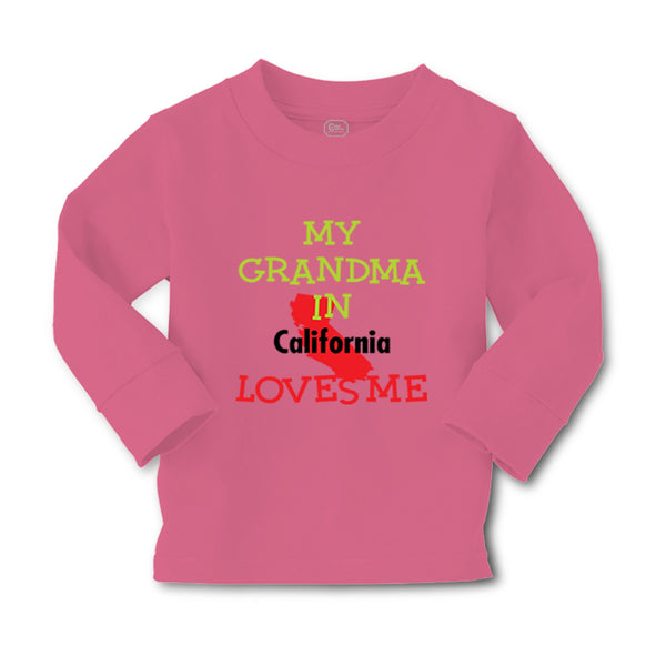 Baby Clothes My Grandma in California Loves Me Grandmother Grandma Cotton - Cute Rascals