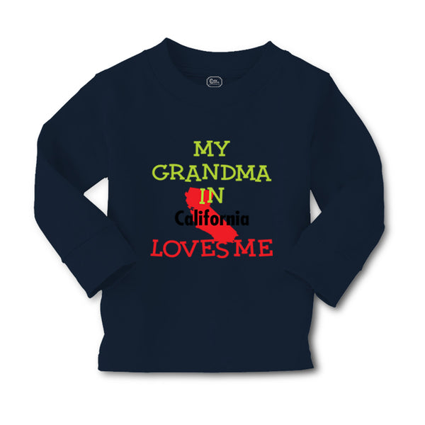 Baby Clothes My Grandma in California Loves Me Grandmother Grandma Cotton - Cute Rascals