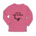 Baby Clothes I Do My Own Stunts Style B Funny Humor Boy & Girl Clothes Cotton