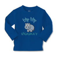 Baby Clothes Baby Hippo Hippopotamus Hip Hip Hooray White Animals Zoo Cotton - Cute Rascals