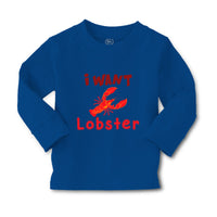 Baby Clothes A Red Lobster I Want Lobster Ocean Sea Life Boy & Girl Clothes - Cute Rascals