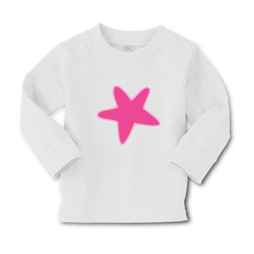 Baby Clothes Hot Pink Starfish Nature Ocean & Beach Boy & Girl Clothes Cotton