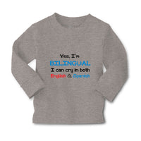 Baby Clothes Yes I'M Bilingual Can Cry in Both English & Spanish Baby Cotton - Cute Rascals