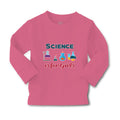 Baby Clothes Science Is for Girls Geek Teacher School Education Cotton