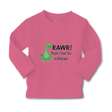 Baby Clothes Rawr! Means I Love You in Dinosaur Dino Boy & Girl Clothes Cotton