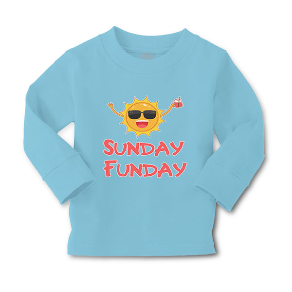 Baby Clothes Sunday Funday Funny Humor Boy & Girl Clothes Cotton - Cute Rascals