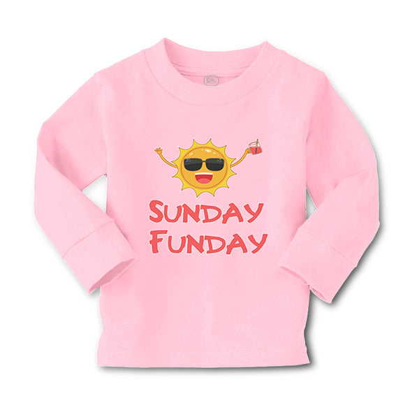 Baby Clothes Sunday Funday Funny Humor Boy & Girl Clothes Cotton - Cute Rascals