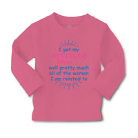 Baby Clothes I Get My Attitude From... Well Pretty Much All of The Women Cotton - Cute Rascals