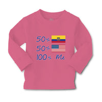 Baby Clothes 50%Ecuador + 50% American = 100% Me Boy & Girl Clothes Cotton - Cute Rascals