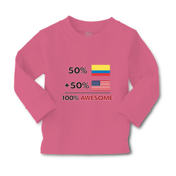 Baby Clothes 50% Colombian 50% American = 100% Awesome Boy & Girl Clothes Cotton - Cute Rascals