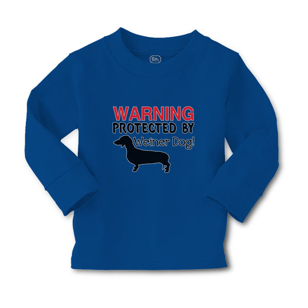 Baby Clothes Warning Protected by Weiner Dog! Boy & Girl Clothes Cotton - Cute Rascals