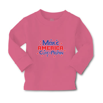 Baby Clothes Make America Cute Again Trump Boy & Girl Clothes Cotton