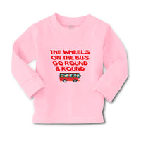 Baby Clothes The Wheels on The Bus Go Round and Round Boy & Girl Clothes Cotton - Cute Rascals