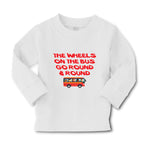 Baby Clothes The Wheels on The Bus Go Round and Round Boy & Girl Clothes Cotton - Cute Rascals